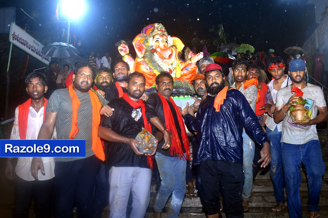 Razole Taluka Ganesh Nimajjanam